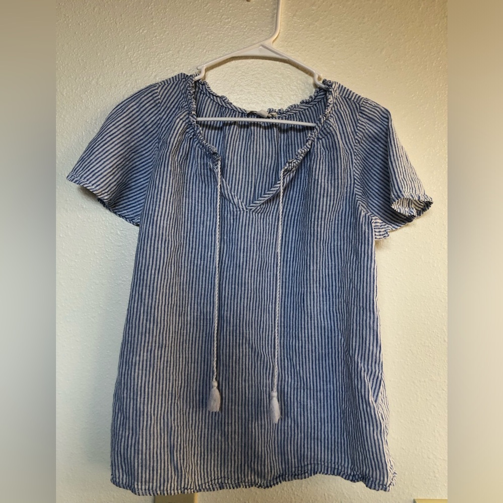 Women’s Striped Blouse size: M